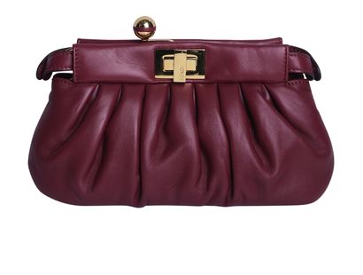Peekaboo Click Clutch, front view